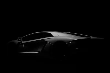 A luxury car photographed by a customer