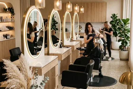 Salon interior